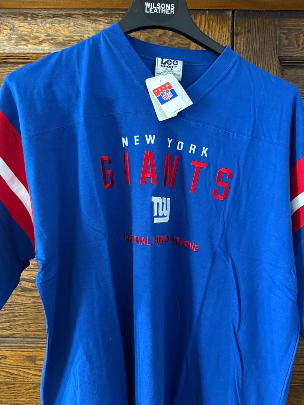 Lee Sport Royal Blue NFL Team T‑Shirt NY Giants.